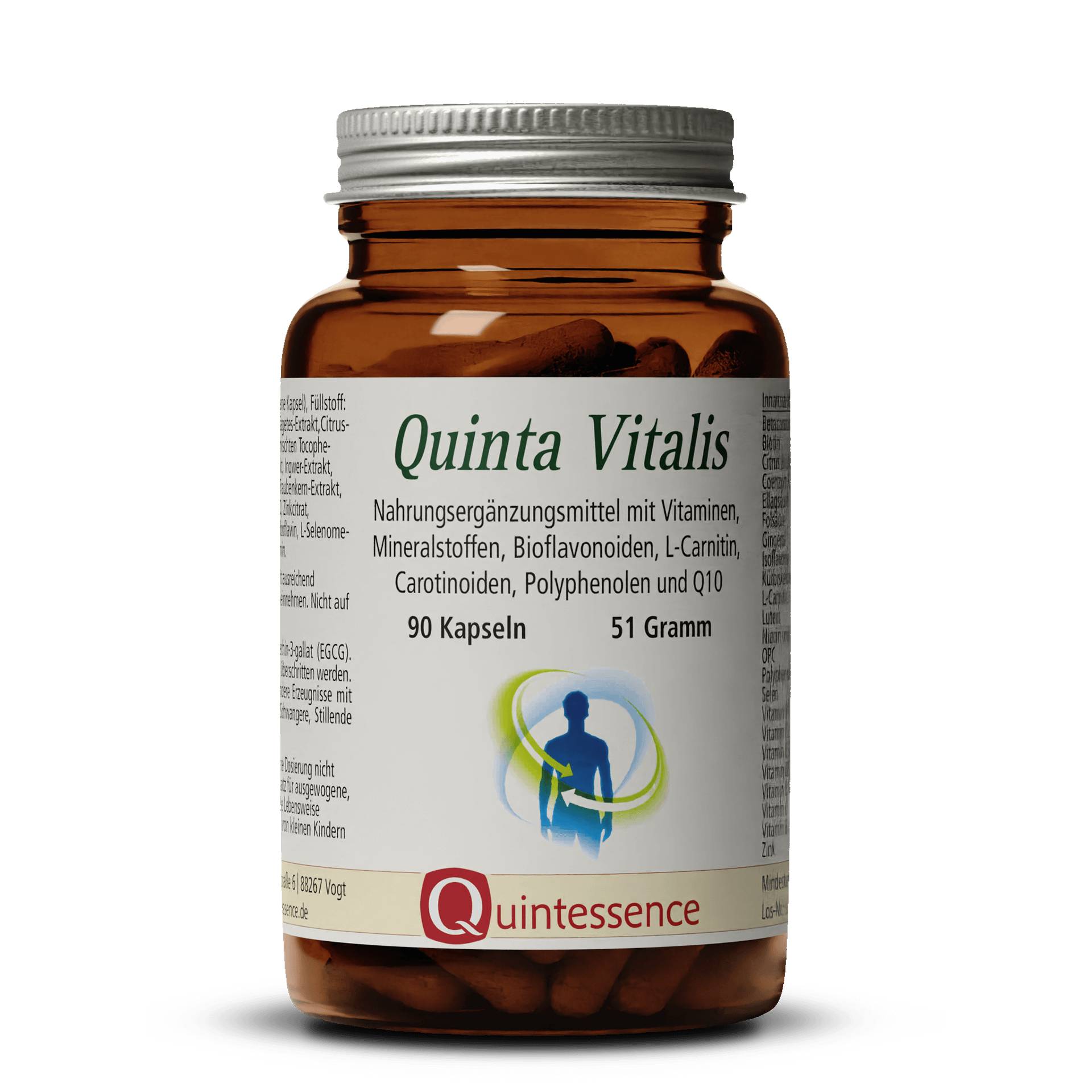 Quinta Vitalis 90 Kapseln - Komposition aus Mikronährstoffen Vitaminen und Mineralstoffen - Vegan - Quintessence von Quintessence