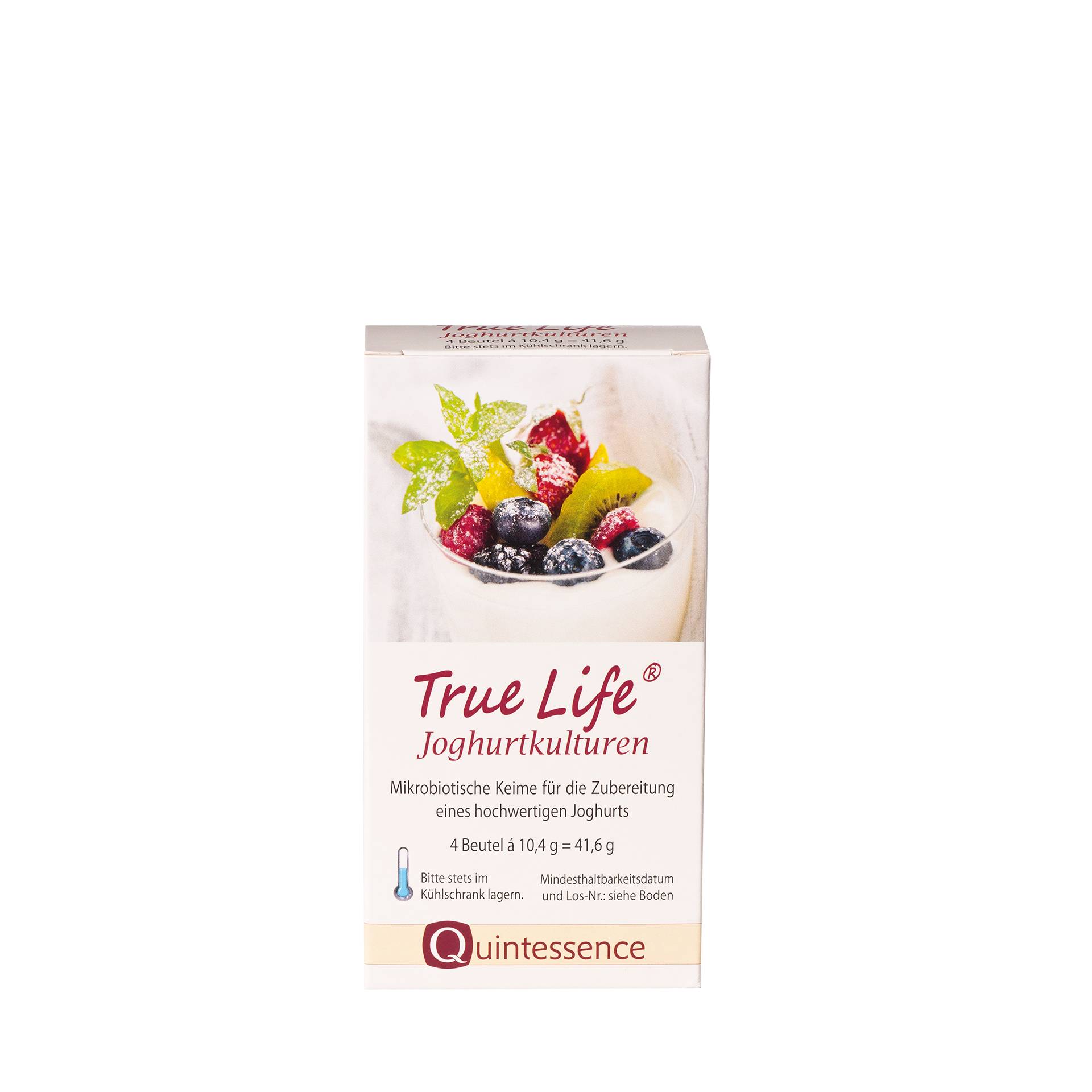 True Life Joghurtkulturen, 4 Beutel à 10,4 g von Quintessence