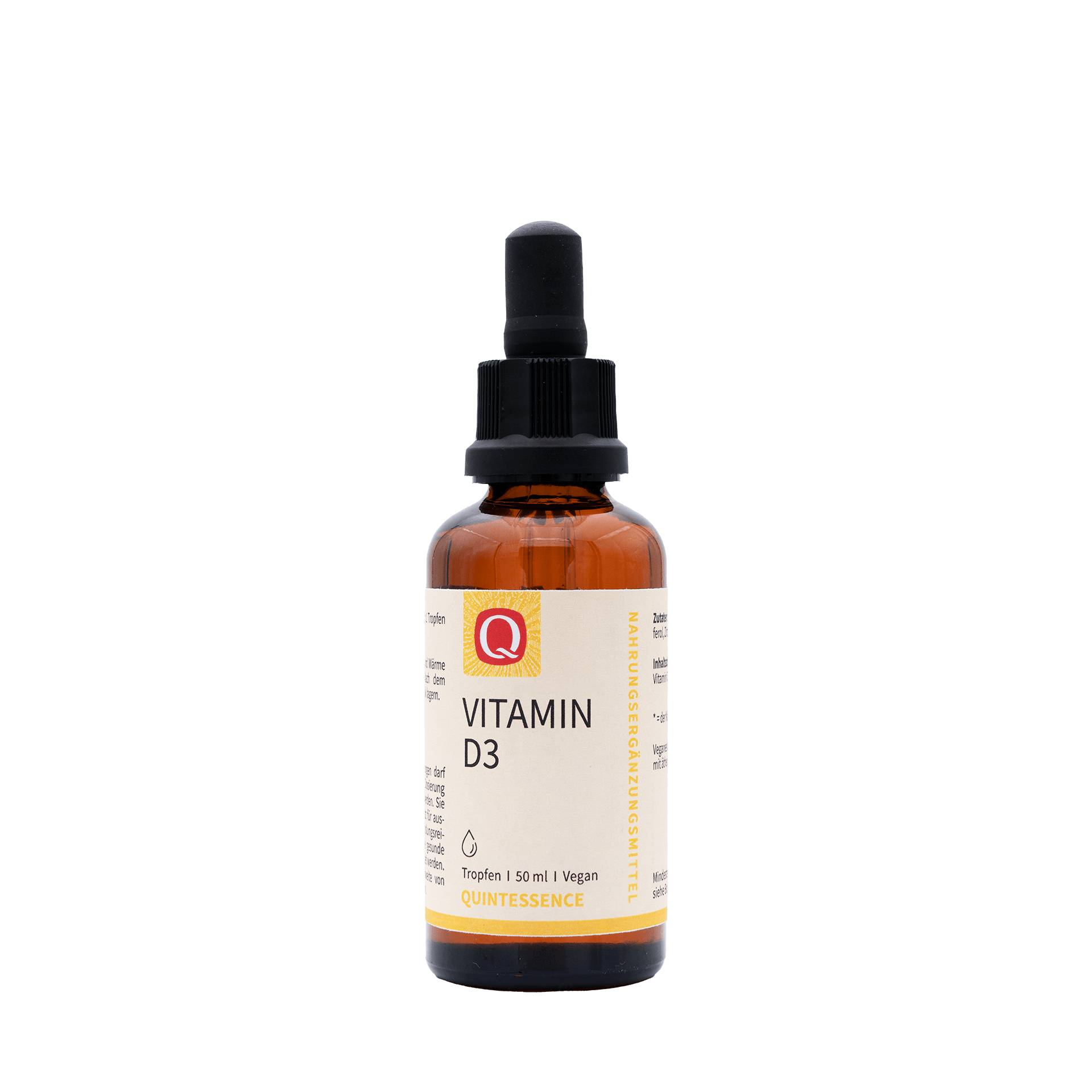 Vitamin D3 50 ml - 1000 IE pro Tropfen - Premiumqualität mit Weizenkeimöl - Vegan - Quintessence Vitamin D3 50 ml - 1000 IE pro Tropfen - Premiumqualität mit Weizenkeimöl - Vegan - Quintessence von Quintessence