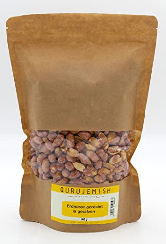 Qurujemish Premium Erdnüsse - Geröstet und Gesalzen von Qurujemish