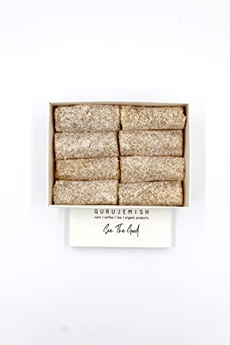 Qurujemish Premium Sultan Lokum mit köstlichen Haselnüssen - Kleine Packung, 1x700 Gramm Qurujemish Premium Sultan Lokum mit köstlichen Haselnüssen - Kleine Packung, 1x700 Gramm von Qurujemish