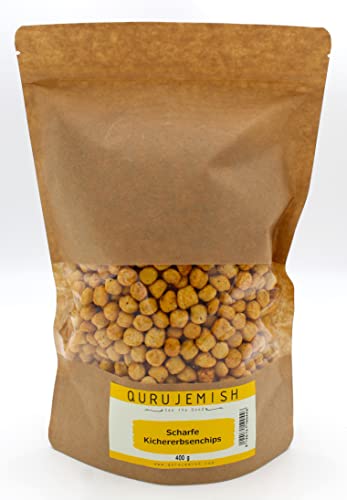Qurujemish - Premium scharfe Kichererbsenchips für den perfekten Knuspergenuss Qurujemish - Premium scharfe Kichererbsenchips für den perfekten Knuspergenuss von Qurujemish