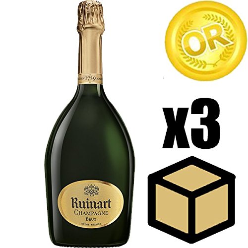 X3 Ruinart Brut 75 cl Champagne von R de Ruinart