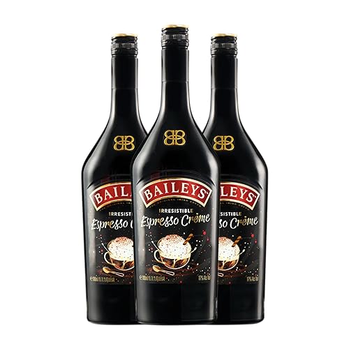 Cremelikör Baileys Irish Cream Irresistible Expresso Crème 70 cl (Schachtel mit 3 Flaschen von 70 cl) von R&A Bailey & Co Baileys Irish Cream