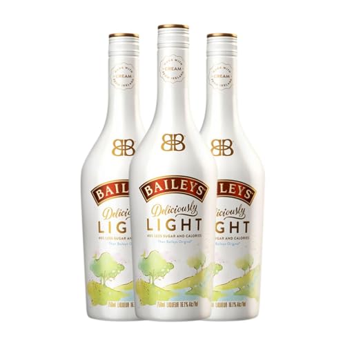 Cremelikör Baileys Irish Cream Light 70 cl (Schachtel mit 3 Flaschen von 70 cl) von R&A Bailey & Co Baileys Irish Cream