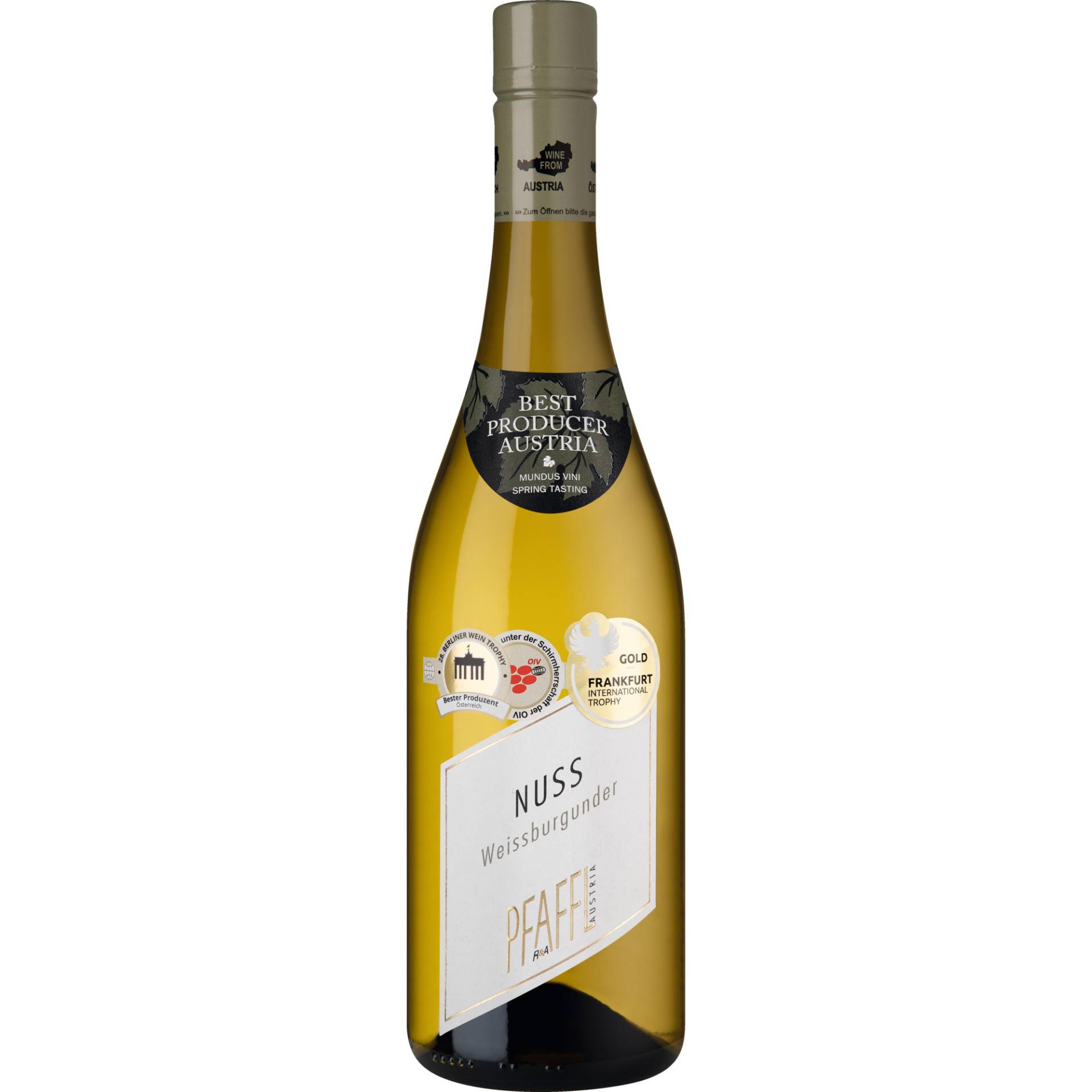 Weißburgunder Nuss, Niederösterreich, Niederösterreich, 2023, Weißwein Weißburgunder Nuss, Niederösterreich, Niederösterreich, 2023, Weißwein von R&A Pfaffl GmbH & Co. KG, Schulgasse 21, 2100 Stetten, Österreich