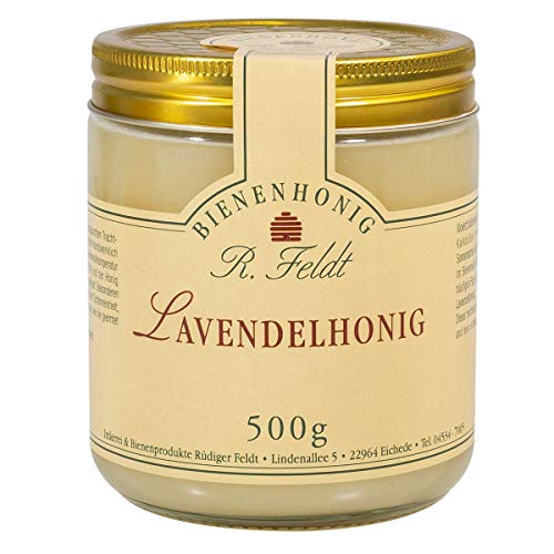 R. Feldt Honige Lavendel Honig, aromatisch-blumiges Aroma, Cremig, 500g von R. Feldt Honige
