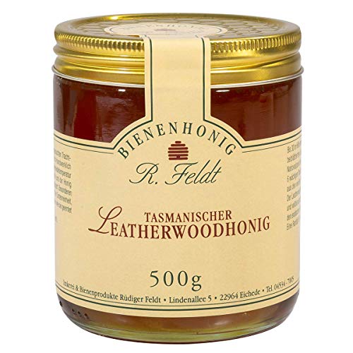 R. Feldt Honige Leatherwood Honig 500 Gramm - Geschmeidiger Honig aus Tasmanien, Scheinulmen Honig, ohne Zusatzstoffe - Bremer Gewürzhandel R. Feldt Honige Leatherwood Honig 500 Gramm - Geschmeidiger Honig aus Tasmanien, Scheinulmen Honig, ohne Zusatzstoffe - Bremer Gewürzhandel von R. Feldt Honige