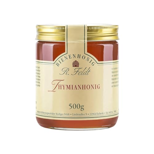 R. Feldt Honige Thymian Honig, wilder Thymian, aus alpiner Region, sehr aromatisch, unfiltriert, 500g R. Feldt Honige Thymian Honig, wilder Thymian, aus alpiner Region, sehr aromatisch, unfiltriert, 500g von R. Feldt Honige
