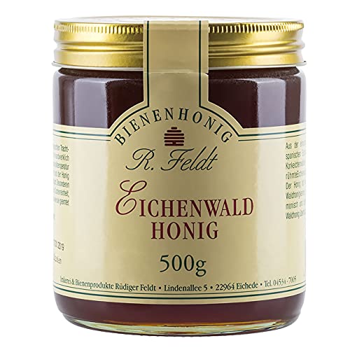 Eichenwaldhonig, würzig-herber Waldhonig, im Glas (500 g) von Feldt