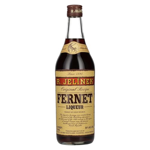 R. Jelínek Fernet Liqueur 38% Vol. 0,7l R. Jelínek Fernet Liqueur 38% Vol. 0,7l von R. Jelínek
