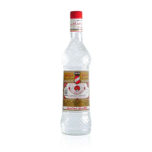 Arak Touma Extra - Original libanesischer Arak, Anisschnaps 53% Vol. - Arrak in edler 0,7 Liter Glasflasche Arak Touma Extra - Original libanesischer Arak, Anisschnaps 53% Vol. - Arrak in edler 0,7 Liter Glasflasche von R. T. Touma & Freres