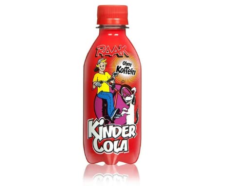 Raak KinderCola 6x25cl - Erfrischendes und kinderfreundliches Cola-Getränk, ohne künstliche Farbstoffe und mit natürlichen Aromen, 6 Einwegflaschen à 250 ml von RAAK