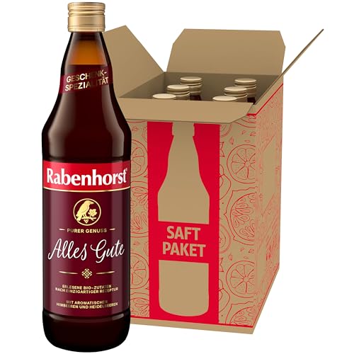 RABENHORST Alles Gute BIO 6er Pack (6 x 700ml) - Wünschen Sie Ihren Liebsten „Alles Gute“ mit unserem erlesenen Rabenhorst-Saft von Rabenhorst