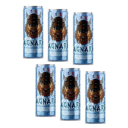 Ragnarök® | Energetisierendes Getränk mit Waldbeeren | Energetisierendes Getränk mit Koffein in der Dose - 6 x 25 cl. von RAGNAROK