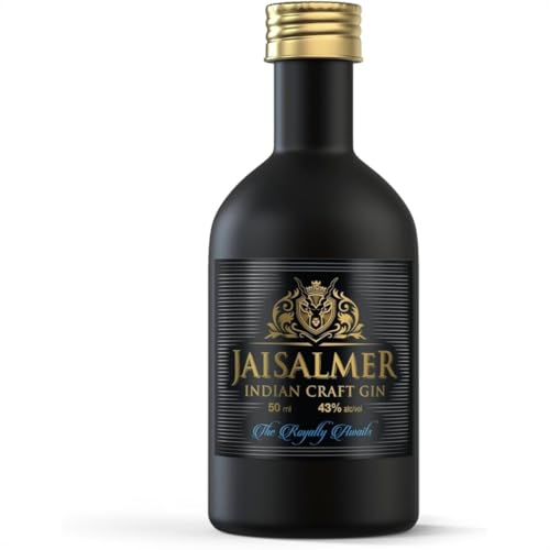 Jaisalmer Indian Craft Gin 50cl Probierflasche - 43% Alkoholgehalt - Zitrus Gin I Handverlesene Botanicals I Einzigartiger & Sanfter Luxus- Gin – Aromatischer Dry Gin Jaisalmer Indian Craft Gin 50cl Probierflasche - 43% Alkoholgehalt - Zitrus Gin I Handverlesene Botanicals I Einzigartiger & Sanfter Luxus- Gin – Aromatischer Dry Gin von JAISALMER
