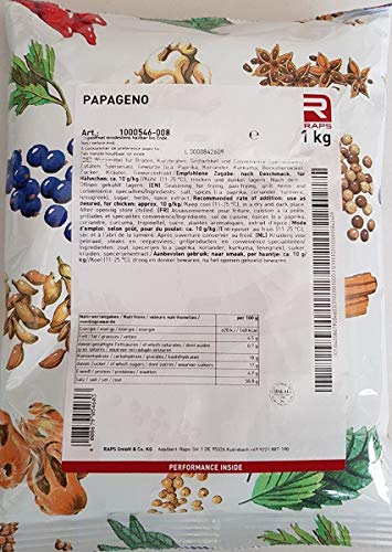 1a RAPS Gewürze 1000546-008 PAPAGENO --- Beutel 1kg von RAPS Mischgewürze