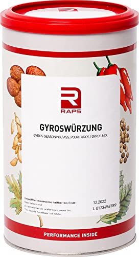 Gyroswürzung Rhodos / griechische Gewürzmischung / für Gyros und Feta / 650 g Dose von dakomyo