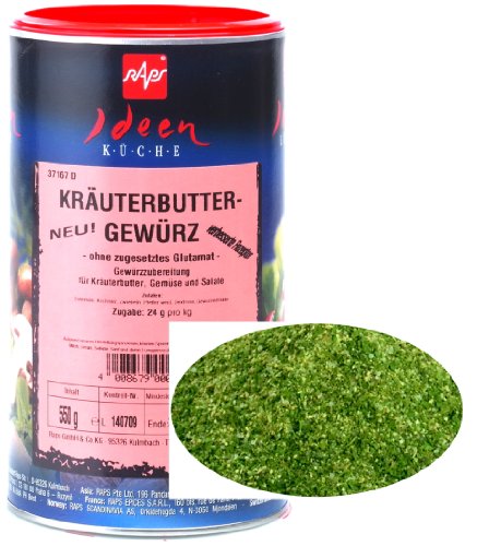 1a RAPS Gewürze 1037167-001 KRÄUTERBUTTER-Gewürz --- Dose 550g von RAPS Mischgewürze