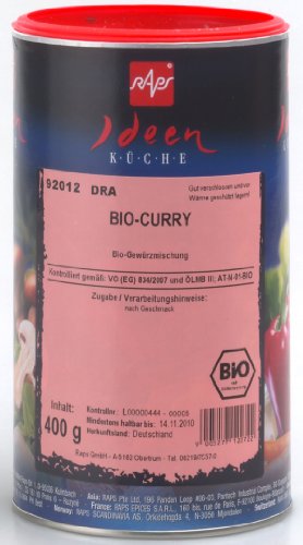 1a RAPS Gewürze - BIO-CURRY --- Dose 400g --- 1092012-001 von RAPS Mischgewürze