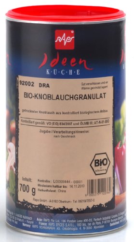 1a RAPS Gewürze - BIO KNOBLAUCHGRANULAT --- Dose 700g --- 1092002-001 1a RAPS Gewürze - BIO KNOBLAUCHGRANULAT --- Dose 700g --- 1092002-001 von RAPS Mischgewürze