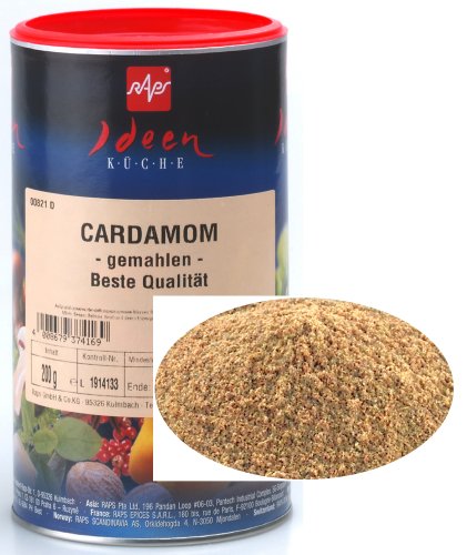 1a RAPS Gewürze - CARDAMOM gemahlen --- Dose 200g --- 1000821-001 von RAPS Rohgewürze