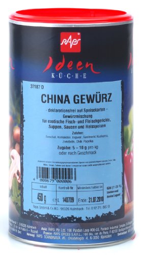 1a RAPS Gewürze 1037187-001 CHINA-GEWÜRZ --- Dose 450g von RAPS Rohgewürze