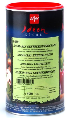 1a RAPS Gewürze - GTK ROSMARIN geschnitten --- Dose 130g --- gefriergetrocknet --- 1004661-002 1a RAPS Gewürze - GTK ROSMARIN geschnitten --- Dose 130g --- gefriergetrocknet --- 1004661-002 von RAPS Rohgewürze