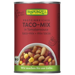 Taco-Mix in Tomatensauce in der Dose von RAPUNZEL