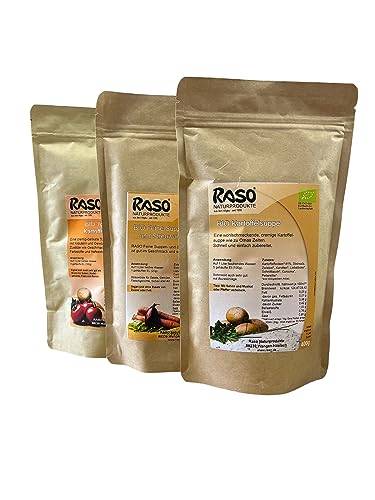 BIO Suppen Pulver - seit 1984 BEWÄRTES RASO BIO Suppenpulver ohne Hefeextrakt, ohne Geschmacksverstärker BIO Suppen Pulver - seit 1984 BEWÄRTES RASO BIO Suppenpulver ohne Hefeextrakt, ohne Geschmacksverstärker von RASO Naturprodukte