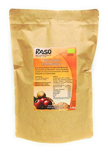 Bio Tomaten Kartoffel Suppe 1 Kg Instant Suppe Tomaten Kartoffel Creme Suppe Pulver von RASO Naturprodukte AllgäuL8 von KDJMDL