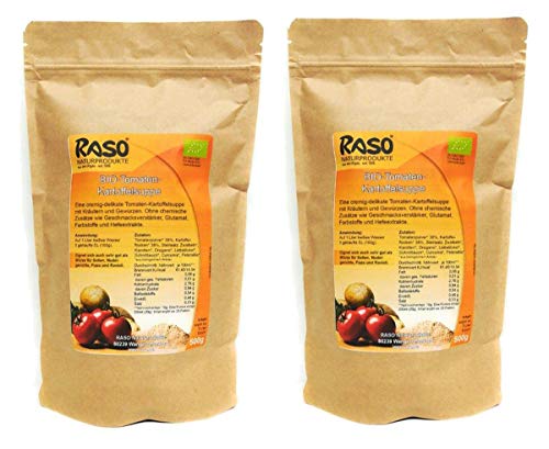 Bio Tomaten Kartoffel Suppe 2x 500g Instant Suppe Bio Tomaten Kartoffel Suppe 2x 500g Instant Suppe von RASO Naturprodukte