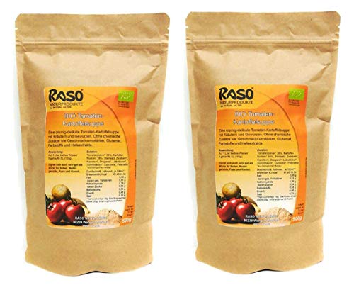 Bio Tomaten Kartoffel Suppe 2x 500g Instant Suppe von RASO Naturprodukte