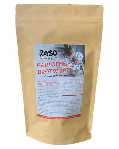 Brotgewürz für Kartoffelbrot - Bauernbrot 500g BASISCH - Brot Gewürze - Gewürzmischung für Brot 100% natürlich von RASO Naturprodukte