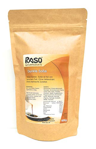 Dunkle Soße - Cremige Soße (600g) - Einfach und schnell zubereitet von RASO Naturprodukte von RASO Naturprodukte
