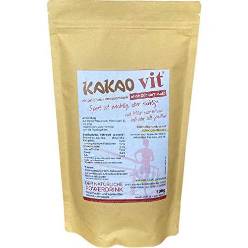 Kakaopulver ohne Zuckerzusatz 500g RASO Kakao ohne Zucker - vegetarisch Kakaopulver ohne Zuckerzusatz 500g RASO Kakao ohne Zucker - vegetarisch von RASO Naturprodukte