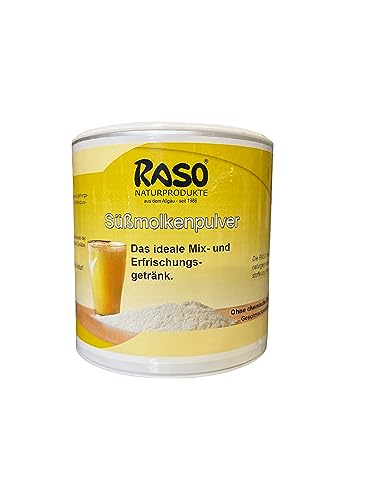 RASO Naturprodukte - Molke Trinkkur (1x 300g Dose) Ohne Geschmacksverstärker, reines Molkepulver ohne Zusätze von RASO Naturprodukte