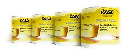 Molke zum Abnehmen 3 +1 GRATIS Appetitzügler - Molkepulver - 4 x 300g Molkenpulver natur von RASO von RASO Naturprodukte