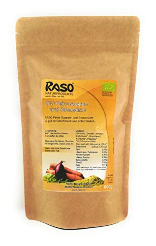 Suppe Klare Brühe BIO - Klare Brühe (1x 600g) ohne Hefeextrakt.. von RASO Naturprodukte