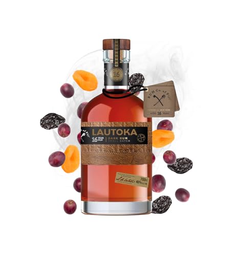 Lautoka 16 Jahre gereifter Dark Rum von den Fidschi Inseln | Muscat Fass Finish | 700 ML, 46% Alkoholgehalt | Aromen & Bouquet von Trockenfrüchten Lautoka 16 Jahre gereifter Dark Rum von den Fidschi Inseln | Muscat Fass Finish | 700 ML, 46% Alkoholgehalt | Aromen & Bouquet von Trockenfrüchten von RATU