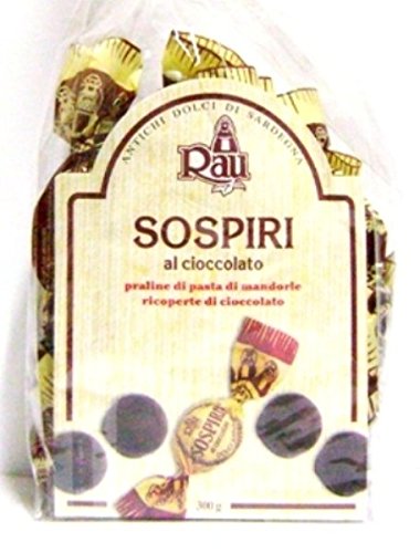 Sospiri, sardisches Konfekt aus Mandelpaste mit Schokoladeüberzug Sospiri, sardisches Konfekt aus Mandelpaste mit Schokoladeüberzug von RAU