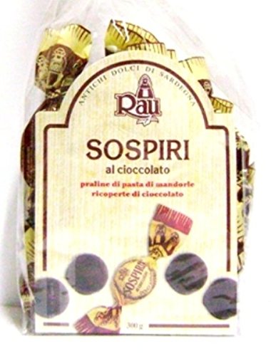 Sospiri, sardisches Konfekt aus Mandelpaste mit Schokoladeüberzug von RAU