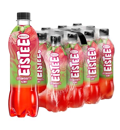 Rauch Eistee Strawberry Kiwi | Erfrischender Früchtetee mit Fruchtsaft | Vegan zertifiziert | Perfekte Erfrischung für jede Gelegenheit | Durstlöscher mit Genuss | 12 x 0,50l Rauch Eistee Strawberry Kiwi | Erfrischender Früchtetee mit Fruchtsaft | Vegan zertifiziert | Perfekte Erfrischung für jede Gelegenheit | Durstlöscher mit Genuss | 12 x 0,50l von RAUCH Eistee
