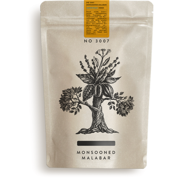 Monsooned Malabar (ganze Bohne) von RAUWOLF