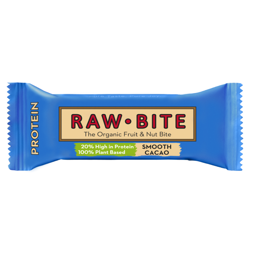 Bio Protein Smooth Cacao Riegel Bio Protein Smooth Cacao Riegel von RAW BITE