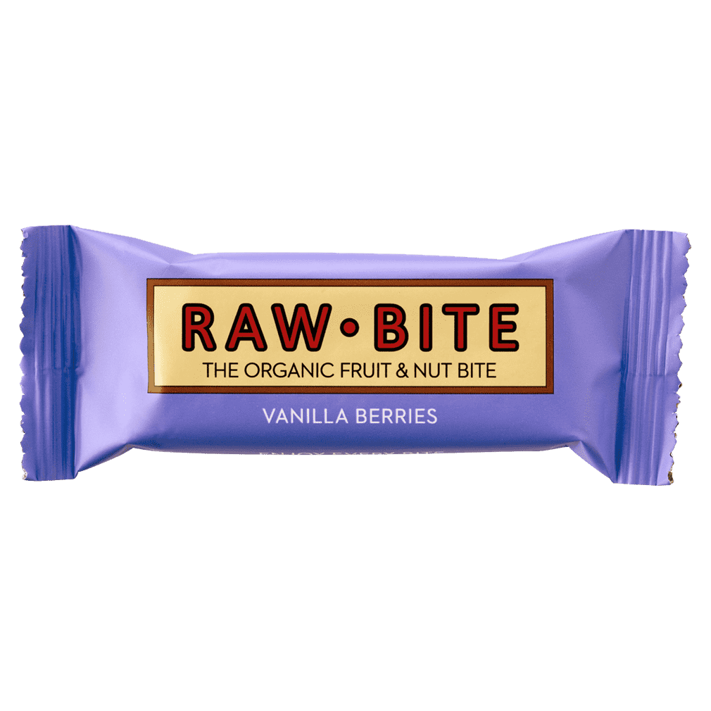 Bio Vanilla Berries Riegel Bio Vanilla Berries Riegel von RAW BITE