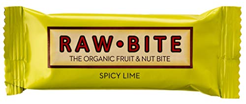 Raw Bite Bio Spicy Lime Riegel 6er Pack (6 x 50 g) von RAWBITE