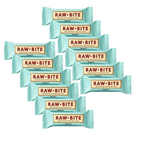 Raw Bite - Peanut Riegel - Frucht-Nussriegel mit Erdnüssen, Datteln und Meersalz, Größe:12 x 50 g Raw Bite - Peanut Riegel - Frucht-Nussriegel mit Erdnüssen, Datteln und Meersalz, Größe:12 x 50 g von RAWBITE