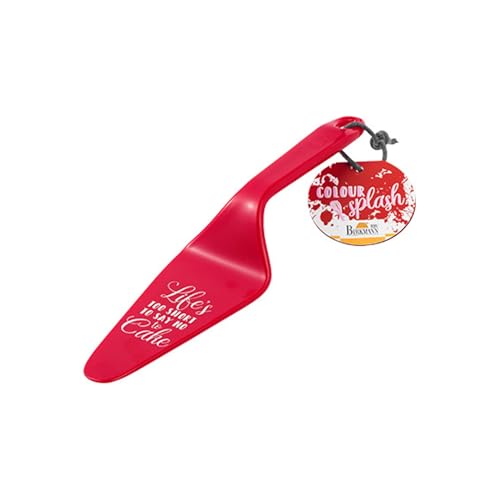 Birkmann, Colour Kitchen, Tortenheber mit Spruch, aus hochwertigem Kunststoff, lebensmittelecht, formstabil, spülmaschinengeeignet, rot, 26 x 6 cm, 429734 Birkmann, Colour Kitchen, Tortenheber mit Spruch, aus hochwertigem Kunststoff, lebensmittelecht, formstabil, spülmaschinengeeignet, rot, 26 x 6 cm, 429734 von RBV Birkmann