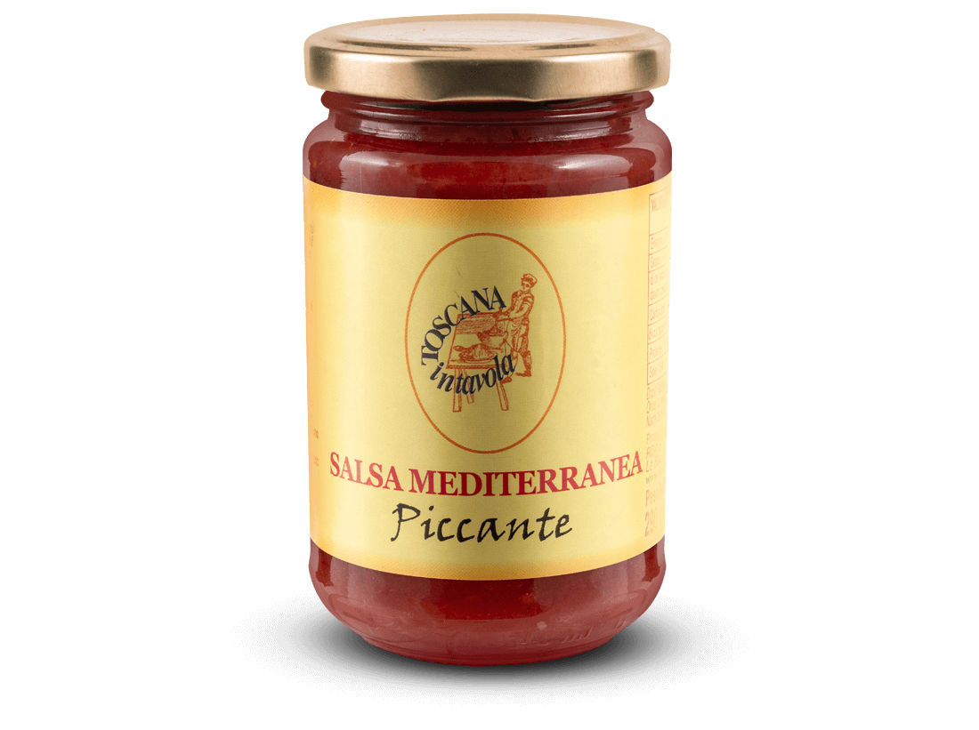 Salsa mediterranea Piccante (Tomatensoße pikant) 290g 2023 von RDA Srl